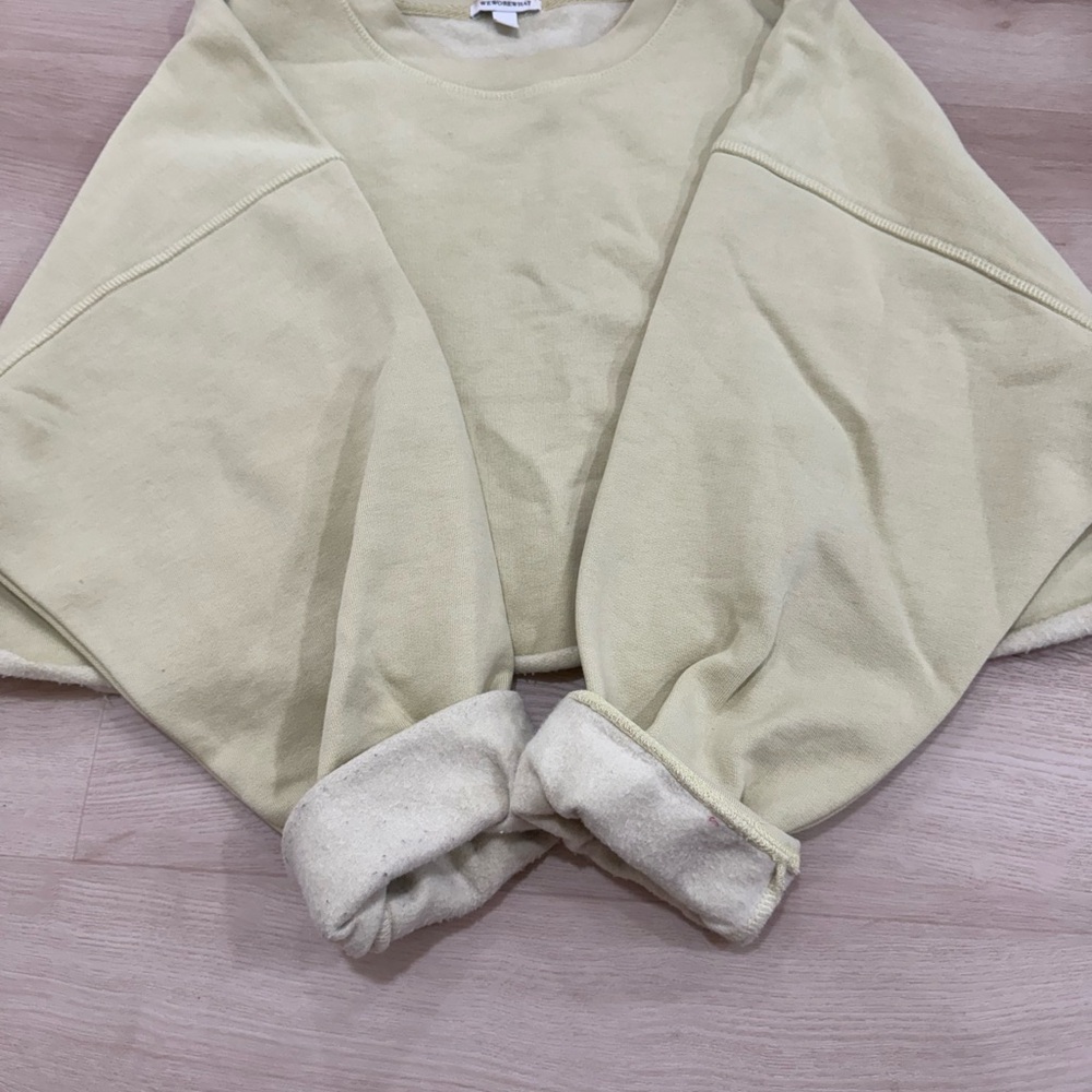 We Wore What Cropped Sweatshirt- Size XL